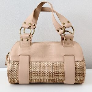 Summer Perfect Chloe Straw Raffia Handbag MSRP $799
